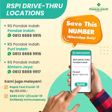 Rs Pondok Indah Drive Thru Pcr Test Same Day Result Facebook