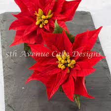 Gumpaste Poinsettia Tutorial Sugar Flowers Tutorial Gum Paste Flowers Gum Paste