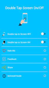 Doubletap to lock is an application help you double tap to screen . Doble Tap Tap On Y Off Pro For Android Apk Download