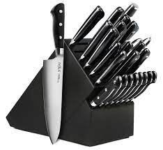 Best forged kitchen knife set: Nexus Bd1n Stainless Steel Knife Block Set 25 Piece Cutlery And More