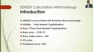 Bse Sensex Calculation Methodology By Subhan Bande Stock Exchange Bombay Stock Exchange Bse Sensex