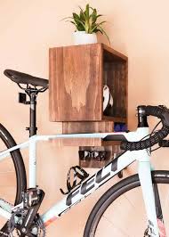 59 Ideas Wooden Bike Rack Apartments In 2020 Bike Rack Wall Wall Mount Bike Rack Diy Bike Rack