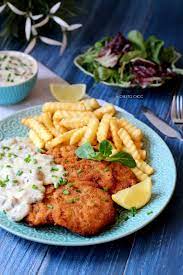 Find this pin and more on this little piggyby joanie simon. Chicken Schnitzel With Mushroom Sauce Chili To Choc