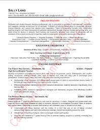 Sample curriculum vitae for accountant cv resume score card template. Epic English Teacher Resume Example Or Sample
