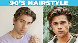 90s Vintage Hairstyle Curtains Middle Part Men S Haircut Alex Costa Youtube