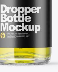 We have a rich list of different amazing bottle mockups for your design works. Clear Glass Dropper Bottle Oil Mockup Yellowimages Free Psd Mockup Templates