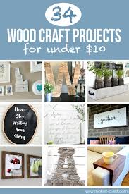 ‪34 Wood Craft Projects for UNDER $10 (...great for Craft Night)!!! | Make  It & Love It‬‏