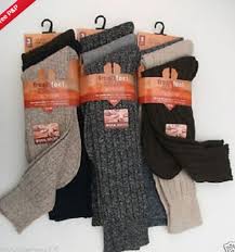 Resultado de imagen para Calcetines largos gruesos de lana para mujer, Calcetines térmicos para botas de trabajo resistentes, 4-7