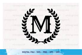 Download Monogram Alphabet M Vintage Svg Graphic By Nhongrand Creative Fabrica