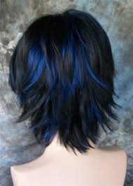 Blue hair doesn't have to be the typical blue shade; Ù†Ù†Ø³Ù‰ Ø§Ù„Ø±ÙØ¶ Ù„Ù‡Ù… Blue Highlights In Short Hair Rentastaffblog Com