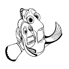 A beautiful coloring page of the film finding nemo! Leuk Voor Kids Kleurplaat Marlin En Dory Nemo Coloring Pages Finding Nemo Coloring Pages Coloring Pages