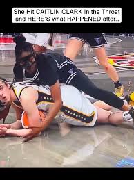 She Hit CAITLIN CLARK In the Throat and HERE’S what HAPPENED after…  #caitlinclark #nbahighlight #playoff #NBAFinal #nbabasketball #wnba  #basketballchallenges #newsbasketball #nbatiktok ...