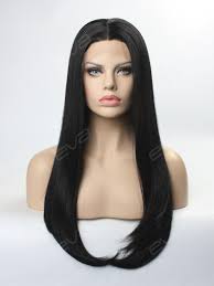 2020 popular 1 trends in hair extensions & wigs with jet remy hair and 1. Jet Black Long Straight Synthetic Lace Front Wig All Synthetic Wigs Evahair