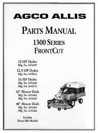 Heating, cooling & climate control. Agco Allis 1691660 Parts Manual Pdf Download Manualslib