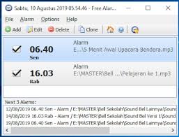 Audio bel masuk kelas plus do'a memulai belajar ini saya buat dengan kemasan audio yang cocok dengan suasana pagi hari di sekolah. Download Aplikasi Bel Sekolah Otomatis Dan Akurat Sumekar31