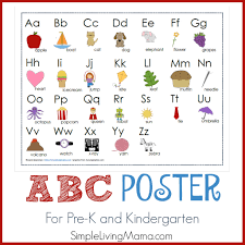 poster simple living mama preschool printable chart for and