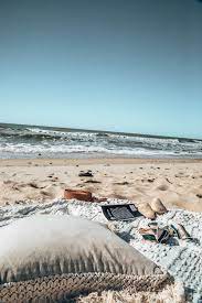 Beach Discover Montalivet Beach Van Life Kerina Newell Montalivet Beach The Beach Was Deserted And It Felt Like Playa Estetica Escenas De Playa Beach Life