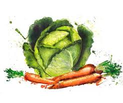 Cover Illustrations For Marks Spencer Watercolor Food Food Painting Veggie Art