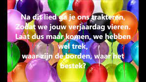 Verjaardagslied Youtube