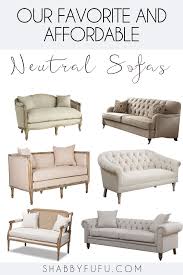 Neutral Sofas Our Favorite Affordable Picks Farmhouse Sofa Neutral Sofa Affordable Interior Design