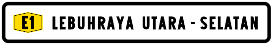 Projek lebuhraya utara selatan can be abbreviated as plus. File E1 Lebuhraya Utara Selatan Png Wikipedia