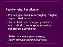 Ini menyebabkan perpaduan agak sukar dicapai kerana setiap orangmemounyai kepercayaan dan pandangan hidup yang berbeza. Apa Itu Peribahasa Bagaimana Peribahasa Dicipta Ppt Download