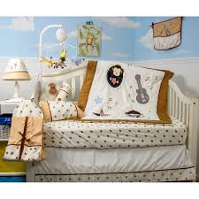 This baby crib bedding set includes one comforter and 2 fitted sheets. Soho Crib Bedding Set For Baby Nursery Monkey Rockstar 9 Pieces Walmart Com Walmart Com