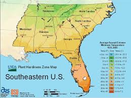 usda plant hardiness zone maps by region