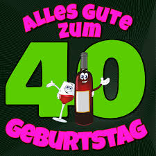Unser nachbar und freund wird 40. 40 Geburtstag Geburtstagsbanner 100x100cm Mit 4 Osen
