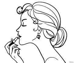 Makeup Face Coloring Sheets Bltidm Best Of Pages