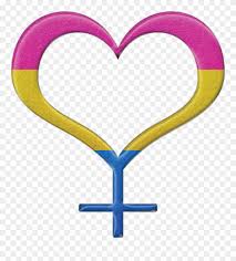 Pansexual trans couples half heart icon left. Pansexual Pride Heart Shaped Female Gender Symbol In Clipart 363219 Pinclipart