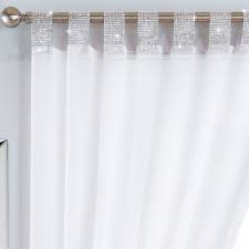 You can get the best discount of up to 67% off. Vegas Diamante Lined Voile Curtains White Tonys Textiles