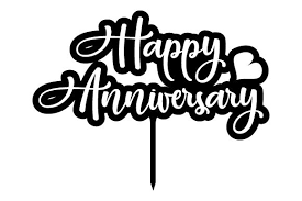 Happy anniversary cake topper svg anniversary svg files happy anniversary printable sign cake topper printable anniversary party signs. Pin On Cricuit