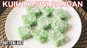 Kuih kaswi pandan sukatan metric sangat mudah membuat nya.rasa yang sangat sedap lemak manis dan kenyal kenyal. Resepi Kuih Kaswi Pandan Gedik Dan Lembut Guna Sukatan Cawan Youtube