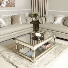 Accent your living room with a coffee, console, sofa or end table. Living Room With Mirror Coffee Table