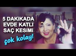 Evde Kolay Katli Sac Kesimi Youtube