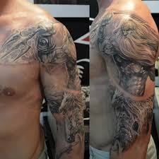 Neptune Poseidon Tattoo Best Sleeve Tattoos Nautical Tattoo Sleeve