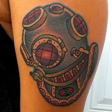 Making bold bright permanant tattoos in atlantic city nj Helmet Diving Helmet Tattoo Designs
