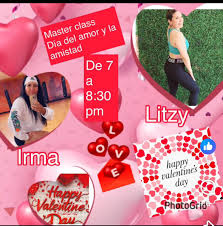 Ven te invito a unirte este día vamos a celebrar el día del amor y la  amistad con una gran máster class de hora y media 👏😊 este viernes 14 Alas  7