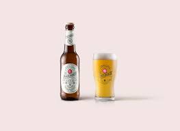 This Is A Colored Amber Psd Beer Bottle Mockup With Its Pint Glass To Showcase Your Local Beer Brewing Branding Designs Ea Bottle Bottle Mockup Ceramic Bottle