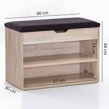 Sende uns einfach eine kurze nachricht und wir melden uns bei dir. Wohnling Schuhbank Sofia Mit Sitzflache Sonoma Garderoben Bank Holz 60 X 40 X 30 Cm