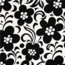 Black white and yellow cotton backpack. Vera Bradley Fabric Black White Flowers Black And White Flowers Black And White Vera Bradley Patterns