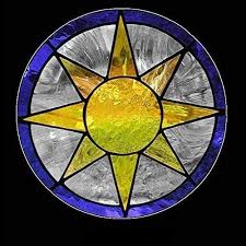 I would have to admit that one of the first things i look at when entering a cathedral or a church are the stained glass windows. Amazon Com Stained Glass Sun Window Easy To Hang Handmade