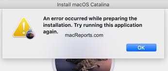 An Error Occurred While Preparing The Installation Fix Macreports