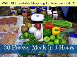 20 Freezer Meals In 4 Hours Freezer Meals Freezer Crockpot Meals Freezer Meal Planning