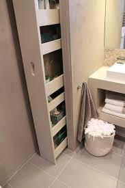 The black and white color scheme makes it all the more striking. Bathroom Storage Ideas That Are Extremely Creative The Style Index