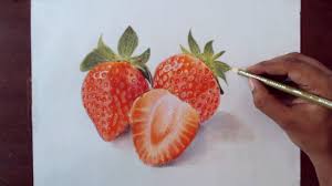 Drawing Strawberry Prismacolor Pencils Fruits Drawing Prismacolor Pencils Colored Pencil Tutorial