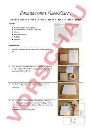 Arbeitsblatt Fotoanleitung Geobrett 5x5 Geometrie Flachen