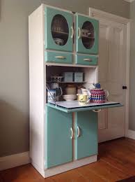 1950 S Vintage Kitchen Larder Cupboard Cabinet Kitchenette Solid Wood Manufactured In Romford By Blue G Vintage Kitchen Cabinets Retro Kitchen Vintage Kitchen