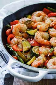 Shrimp Vegetable Skillet Meal Prep Primavera Kitchen Recipes Vegetable Recipes Shrimp And Vegetables
